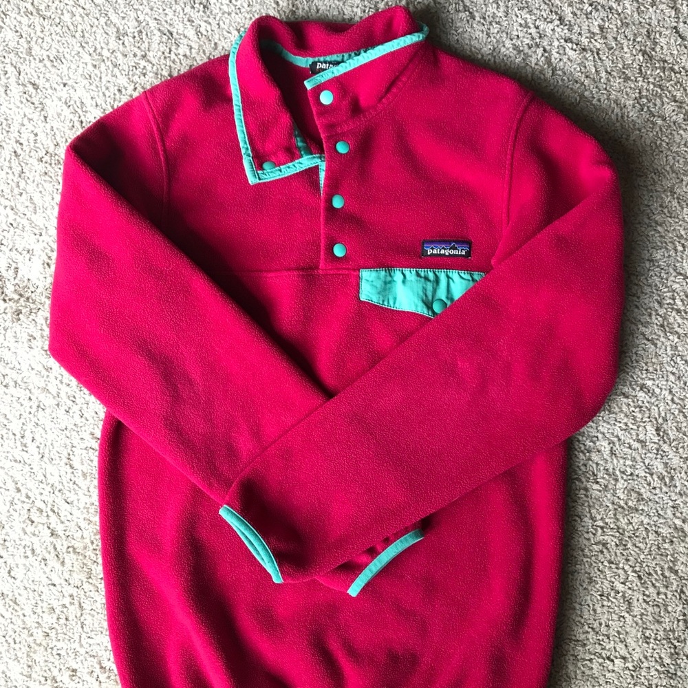 Patagonia snap t synchilla size xs